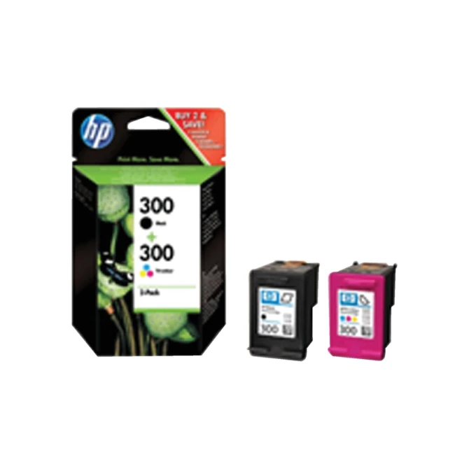 Inktcartridge HP CN637EE 300 zwart + kleur