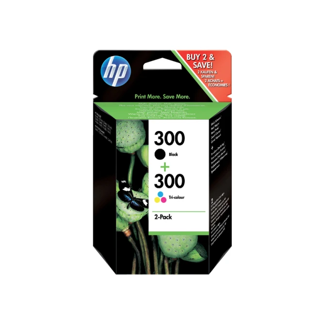 Inktcartridge HP CN637EE 300 zwart + kleur