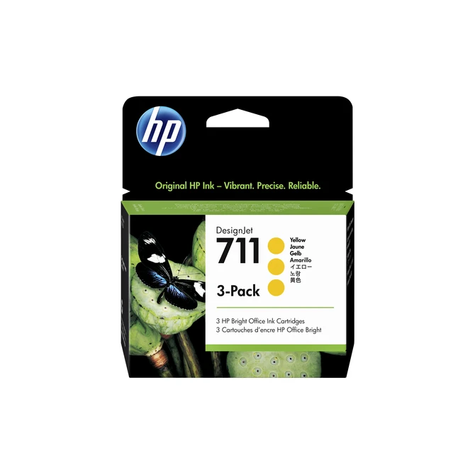 Inktcartridge HP CZ136A 711 geel
