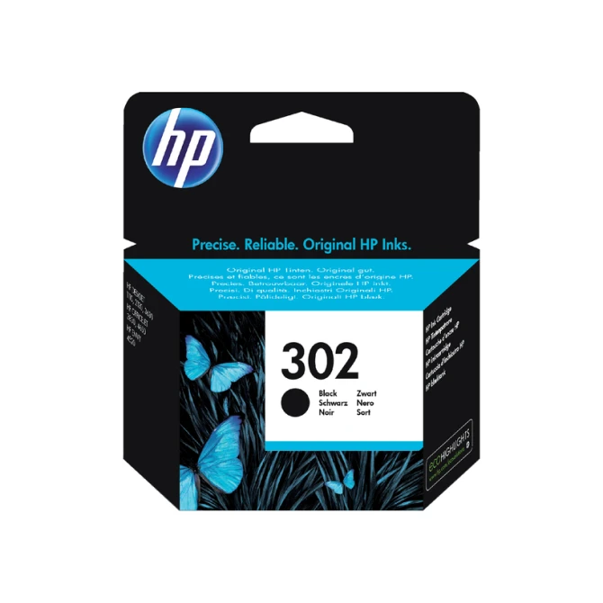 Inktcartridge HP F6U66AE 302 zwart