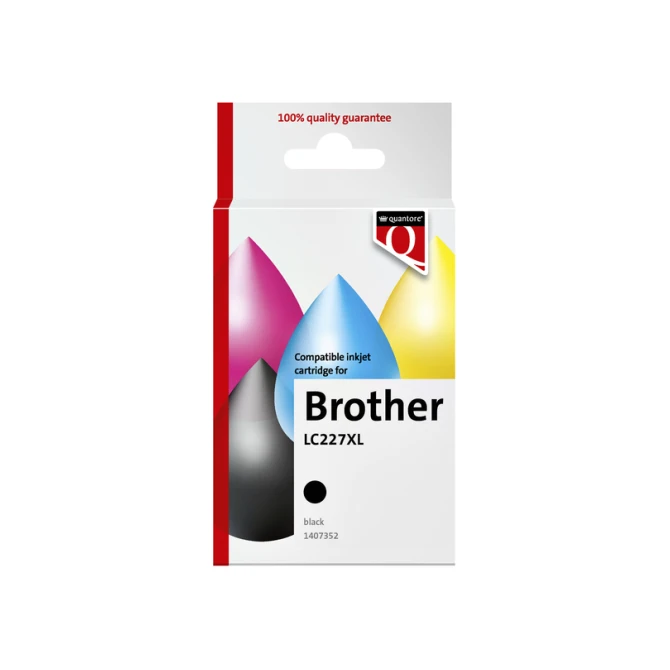 Inktcartridge Quantore alternatief tbv Brother LC227XL zwart