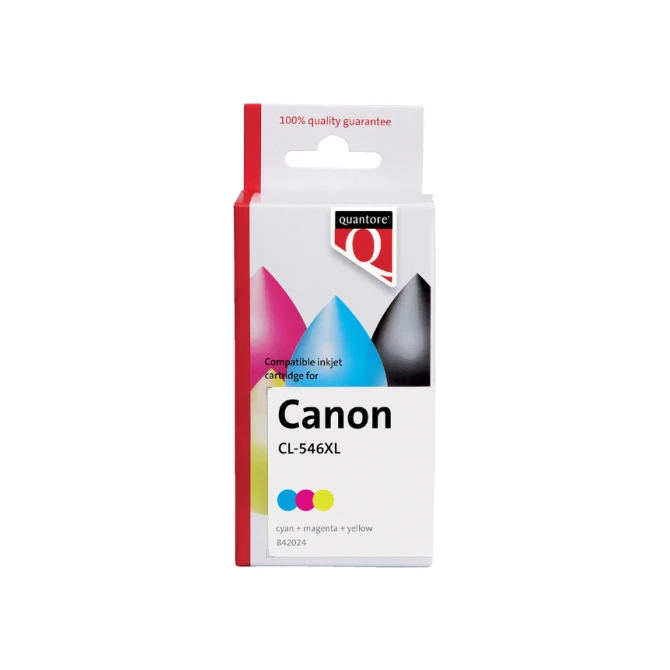 Inktcartridge Quantore alternatief tbv Canon CL-546XL kleur