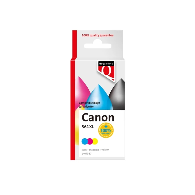 Inktcartridge Quantore alternatief tbv Canon CL561XL kleur