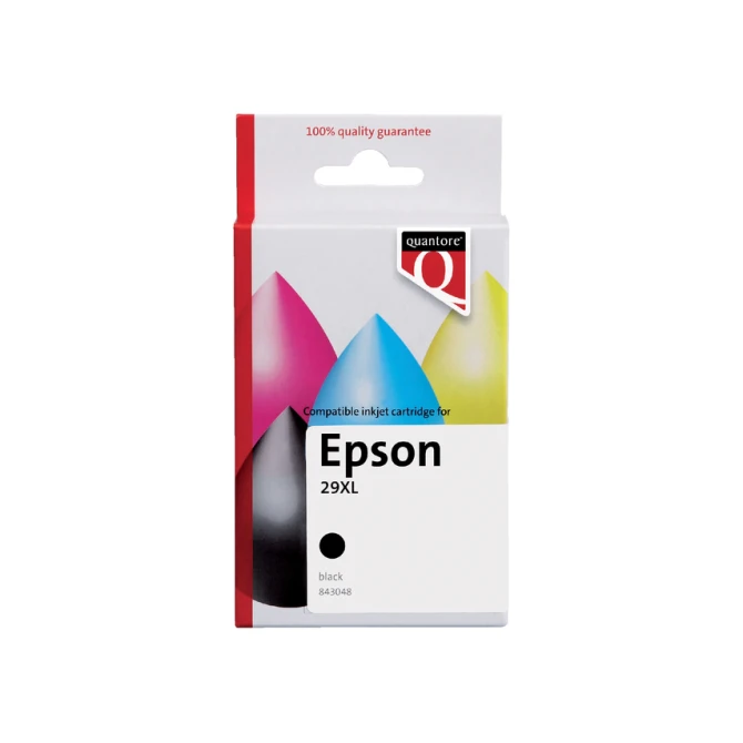 Inktcartridge Quantore alternatief tbv Epson 29XL T299140 zwart
