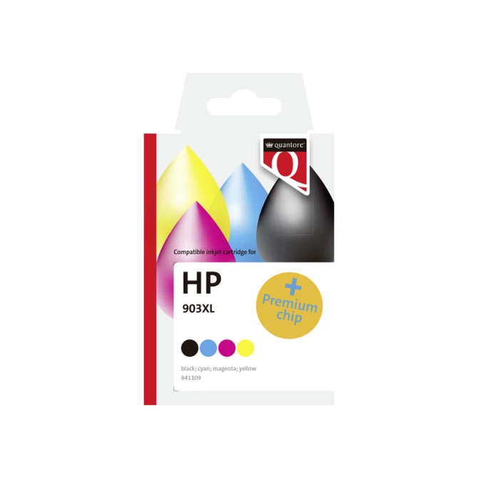 Inktcartridge Quantore alternatief tbv HP 3HZ51AE 903XL zwart 3 kleuren HC