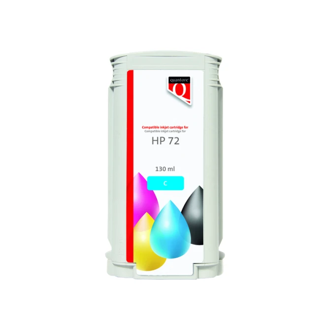 Inktcartridge Quantore alternatief tbv HP 72 C9371A blauw