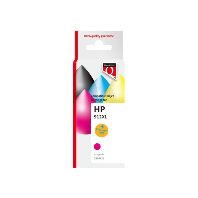 Inktcartridge Quantore alternatief tbv Hp 912XL 3YL82AE hc rood