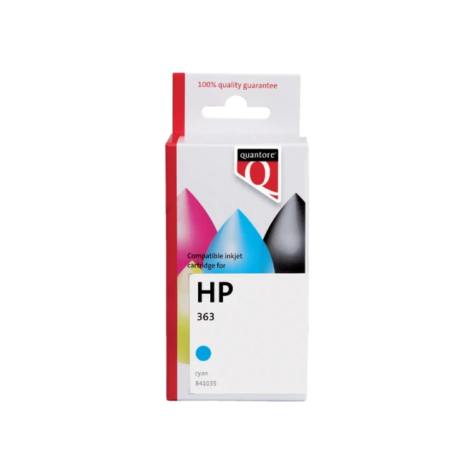 Inktcartridge Quantore alternatief tbv HP C8771EE 363 blauw
