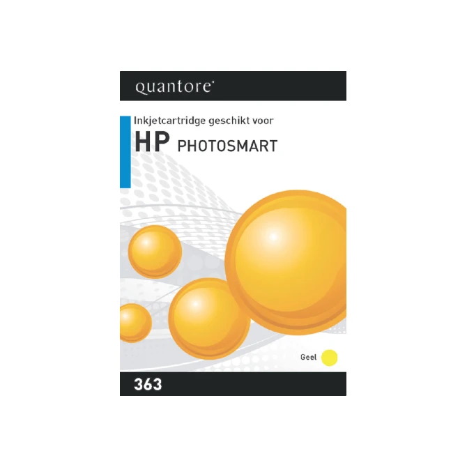 Inktcartridge Quantore alternatief tbv HP C8773EE 363 geel