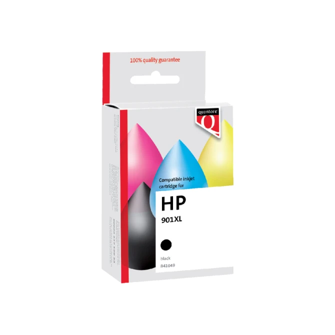 Inktcartridge Quantore alternatief tbv HP CC654A 901XL zwart