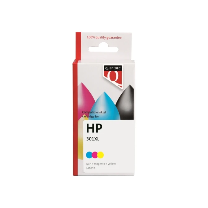 Inktcartridge Quantore alternatief tbv HP CH564EE 301XL kleur