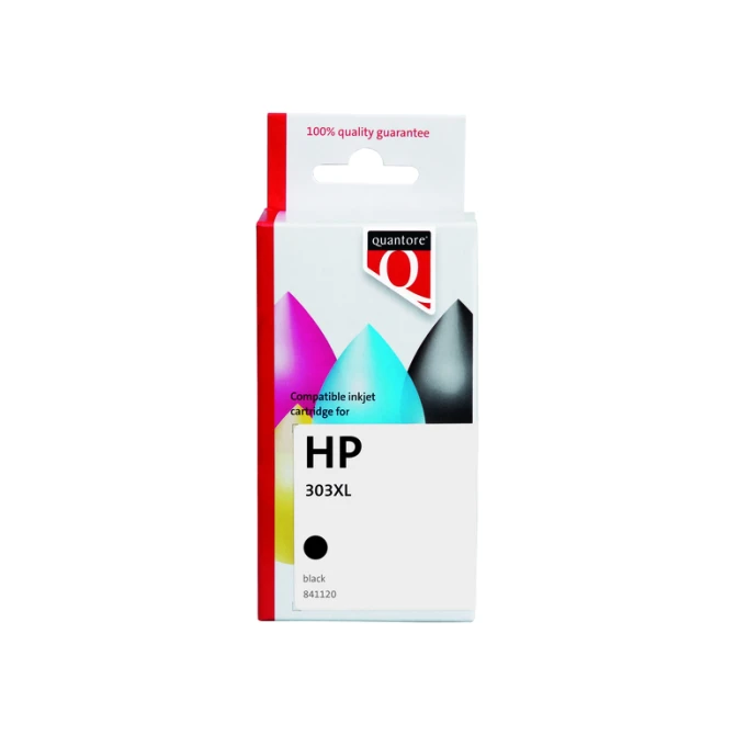 Inktcartridge Quantore alternatief tbv HP T6N04AE 303XL zwart HC