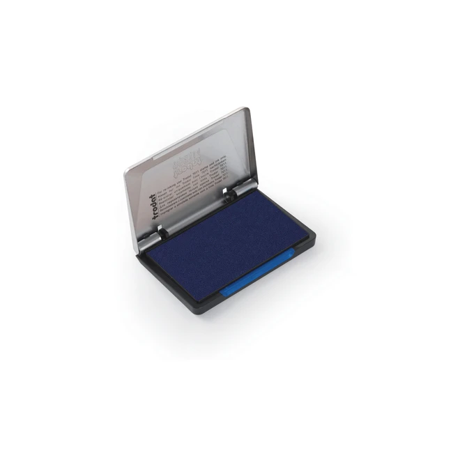 Inktkussen Trodat metaal 9051M 90x50mm blauw