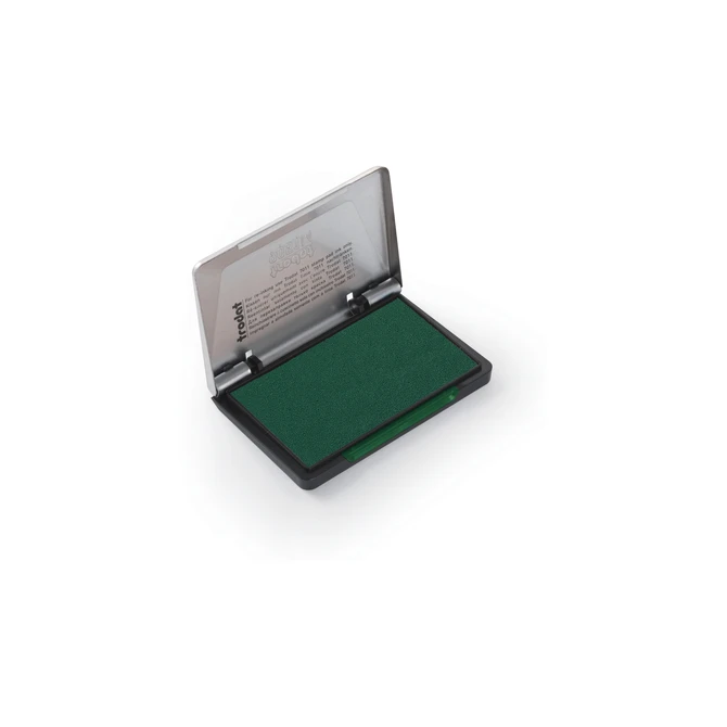 Inktkussen Trodat metaal 9051M 90x50mm groen