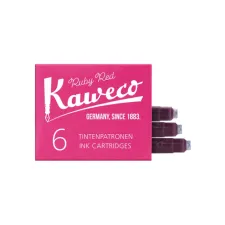 Inktpatroon Kaweco rood doosje à 6 stuks