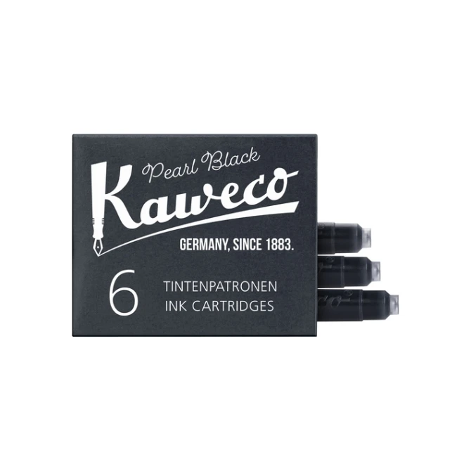 Inktpatroon Kaweco zwart doosje à 6 stuks