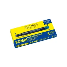 Inktpatroon Online Kombi blauw doos à 5 stuks Inktpatroon Online Kombi blauw doos à 5 stuks