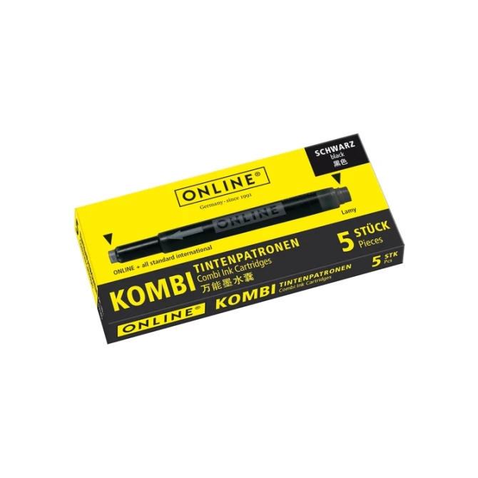 Inktpatroon Online Kombi zwart doos à 5 stuks