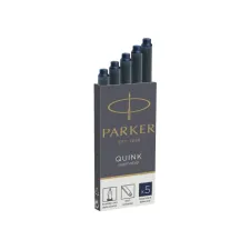 Inktpatroon Parker Quink permanent blauwzwart pak à 5 stuks