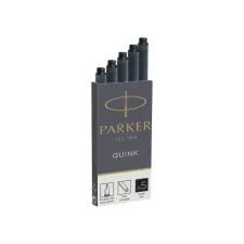 Inktpatroon Parker Quink permanent zwart pak à 5 stuks
