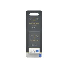 Inktpatroon Parker Quink uitwasbaar blauw blister à 10 stuks