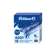 Inktpatroon Pelikan 4001 lang koningsblauw 18 stuks
