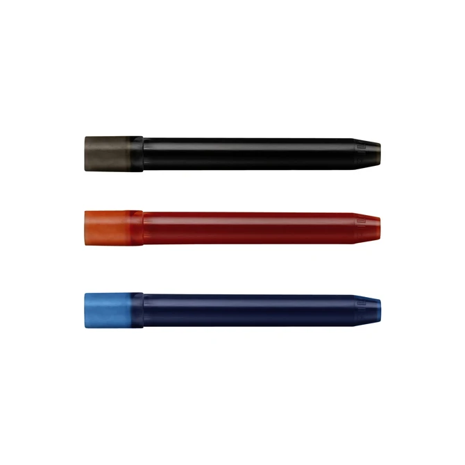 Inktpatroon PILOT Begreen Hi-Tecpoint V5/V7 zwart set à 3 stuks