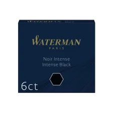 Inktpatroon Waterman internationaal zwart pak à 6 stuks