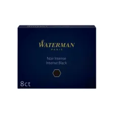 Inktpatroon Waterman nr 23 lang zwart pak à 8 stuks