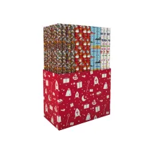 Inpakpapier Sint 46.5x250cm assorti