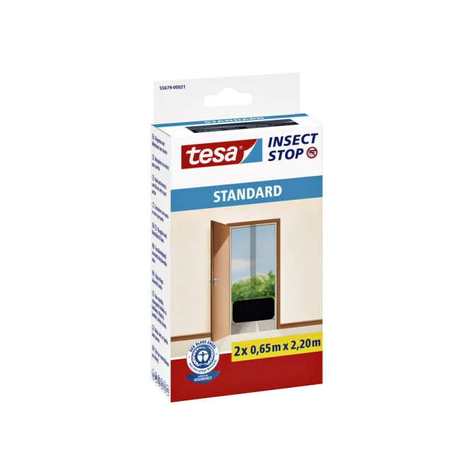 Insectenhor tesa® Insect Stop STANDARD deur 2x 0,65x2,20m antraciet