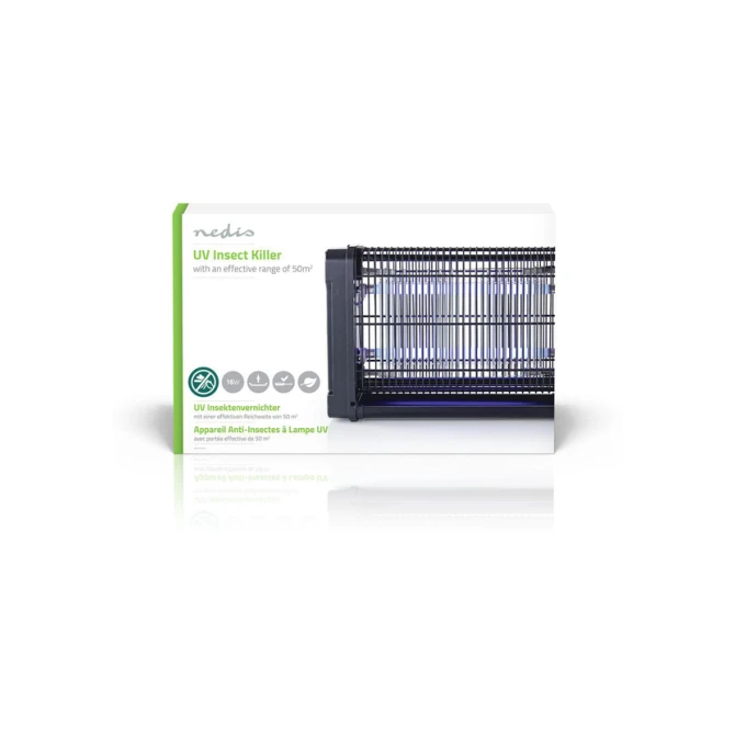 Insectenlamp Nedis electrisch 2x8watt 50M2 zwart