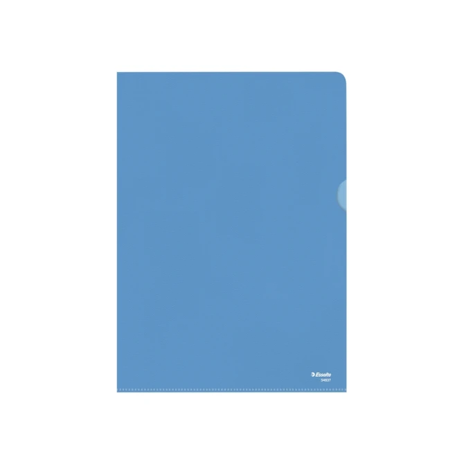 Insteekmap L-model Esselte standaard A4 0.11mm PP blauw 100 stuks