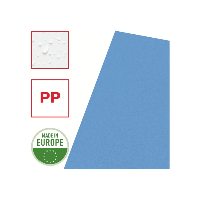 Insteekmap L-model Esselte standaard A4 0.11mm PP blauw 100 stuks