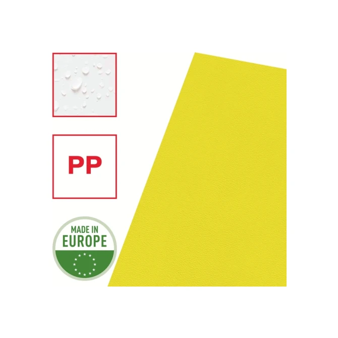 Insteekmap L-model Esselte standaard A4 0.11mm PP geel 100 stuks