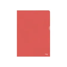 Insteekmap L-model Esselte standaard A4 0.11mm PP rood 100 stuks Insteekmap L-model Esselte standaard A4 0.11mm PP rood 100 stuks