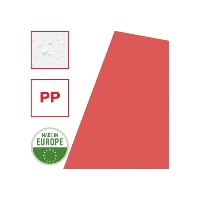 Insteekmap L-model Esselte standaard A4 0.11mm PP rood 100 stuks