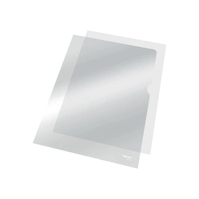 Insteekmap L-model Esselte standaard copy safe 0.11mm PP  A4 transparant 10 stuks