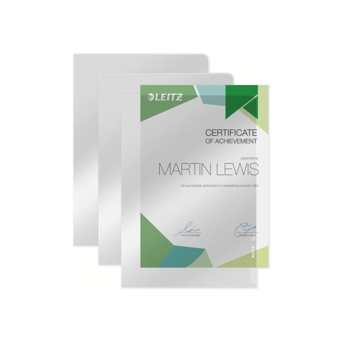 Insteekmap L-model Leitz Premium copy safe 0.15mm PVC A4 glashelder 100 stuks