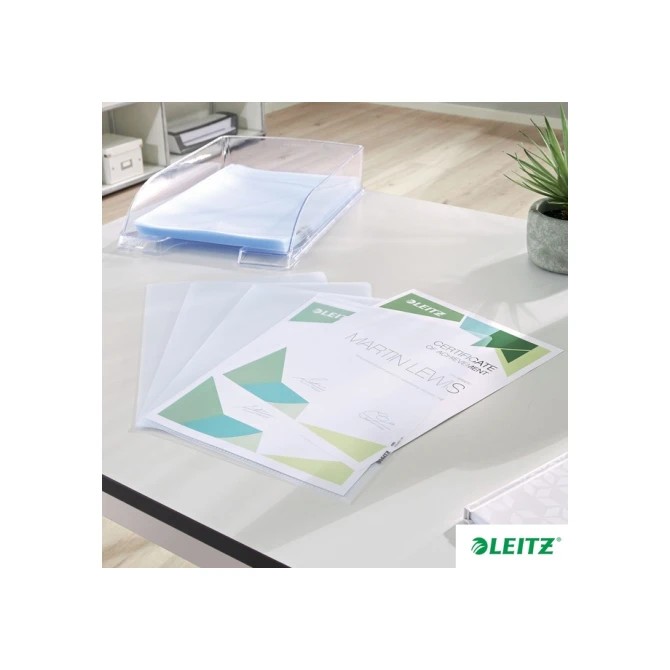 Insteekmap L-model Leitz Premium copy safe 0.17mm PP A4 transparant 100 stuks