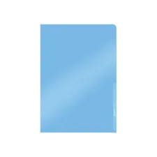 Insteekmap L-model Leitz Premium lasnaad copy safe 0.15mm PVC A4 blauw 100 stuks Insteekmap L-model Leitz Premium lasnaad copy safe 0.15mm PVC A4 blauw 100 stuks