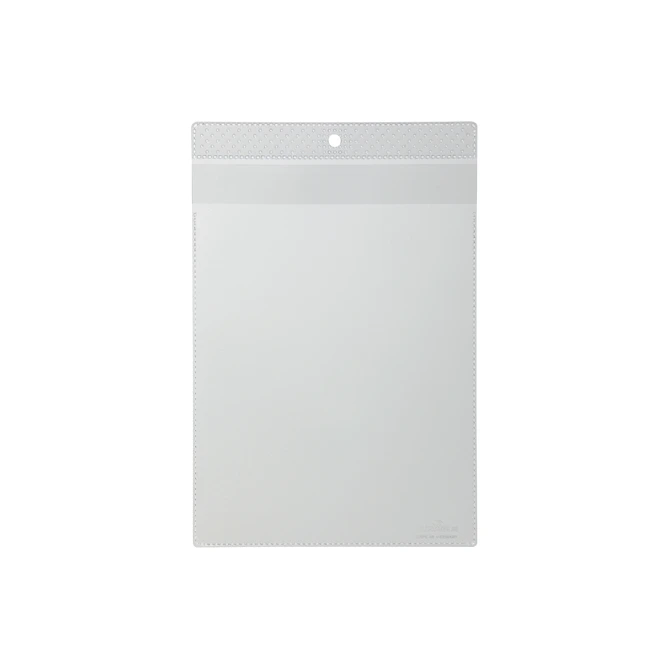 Insteekmap U-model Durable met ophangoog A5 transparant 10 stuks