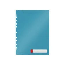 Insteekmap U-model Leitz Cosy harmonica A4 met perforatiestrip PP blauw Insteekmap U-model Leitz Cosy harmonica A4 met perforatiestrip PP blauw