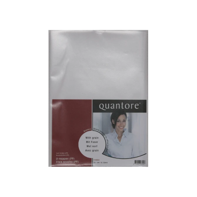 Insteekmap U-model Quantore A4 PP 0.12mm 25 stuks