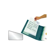 Insteektas Djois U-map 217x130mm zelfklevend PP transparant 5 stuks