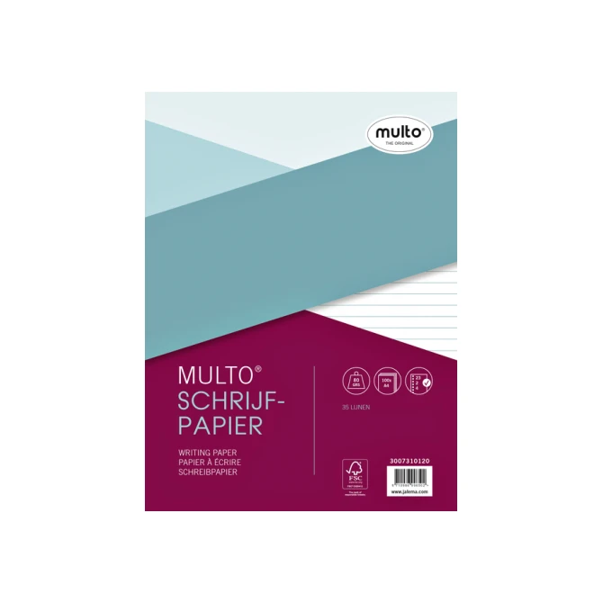 Interieur Multo A4 23-gaats lijn 100 vel