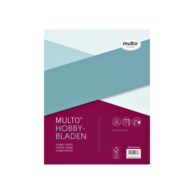 Interieur Multo hobbypapier A4 23R 20 vel