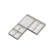 Inzetbak Djois halfhoog 30x122x168mm 1-vaks grijs