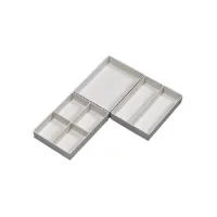Inzetbak Djois hoog 70x122x168mm 1-vaks grijs