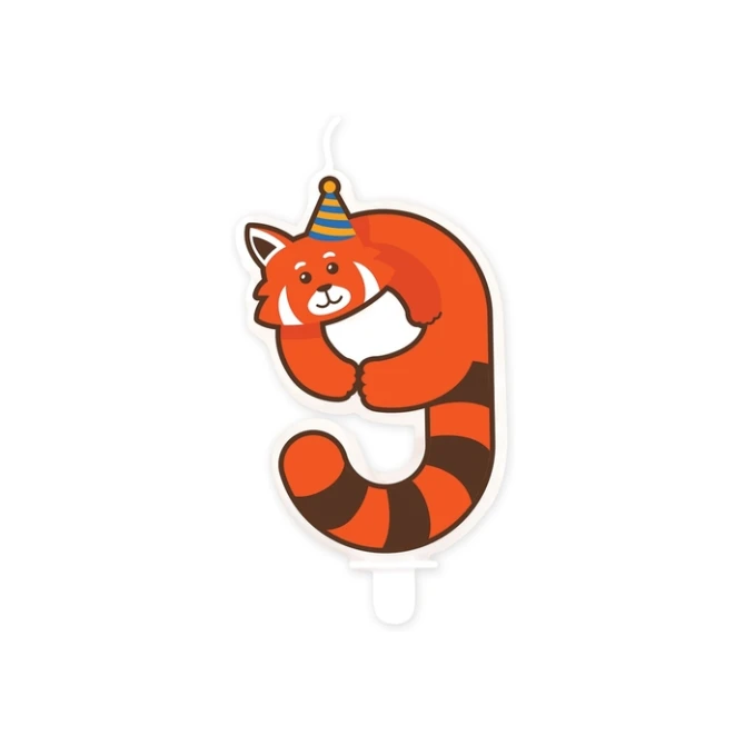 Jungle candle 9 Red Panda